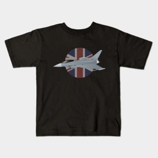 British Eurofighter Typhoon Jet Fighter Kids T-Shirt